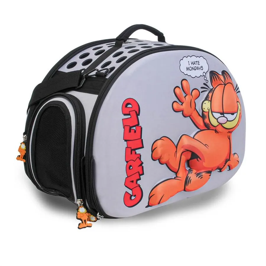 Garfield 3D Eva Kedi Taşıma Çantası Gri - 1