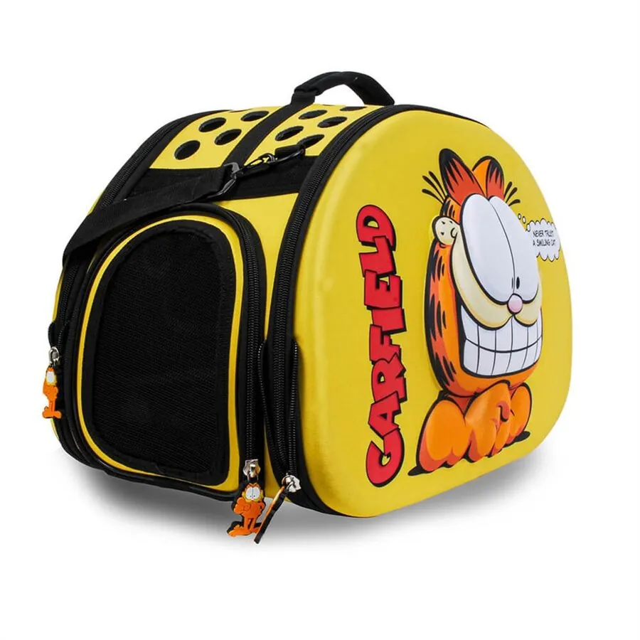 Garfield 3D Eva Kedi Taşıma Çantası Sarı - 1