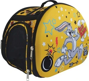 Bugs Bunny 3D Eva Kedi Taşıma Çantası Sarı