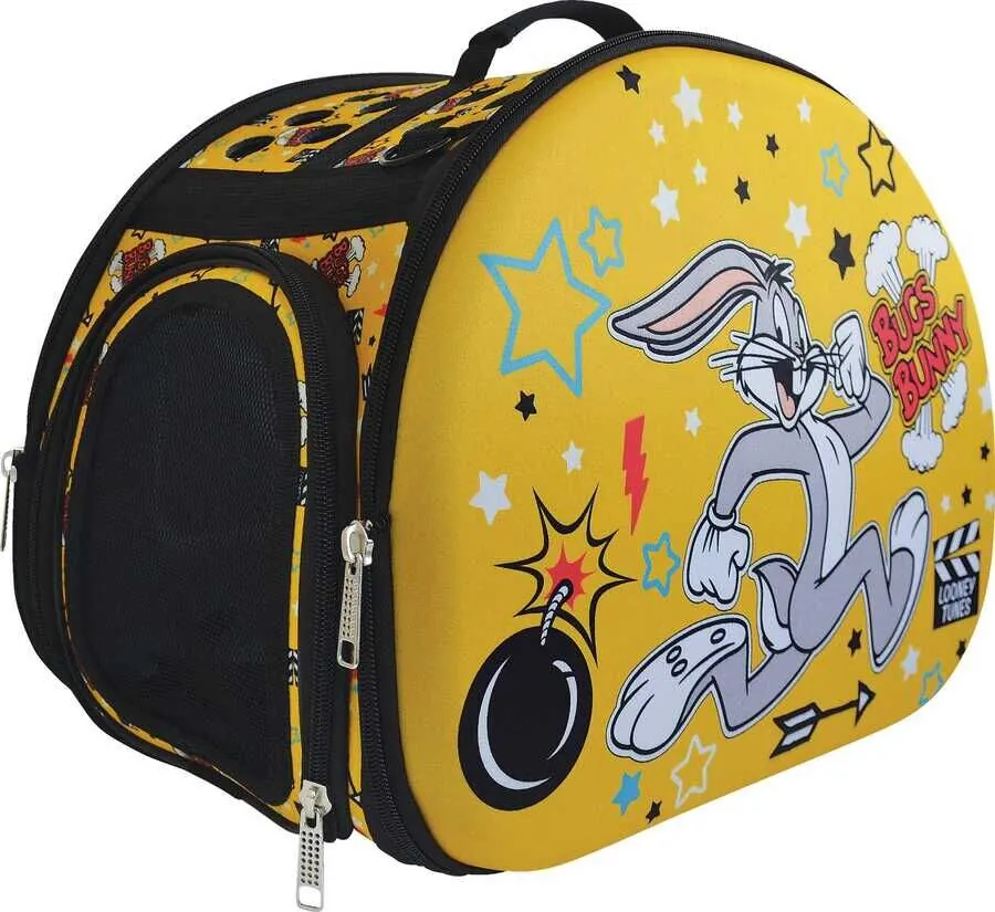 Bugs Bunny 3D Eva Kedi Taşıma Çantası Sarı - 1