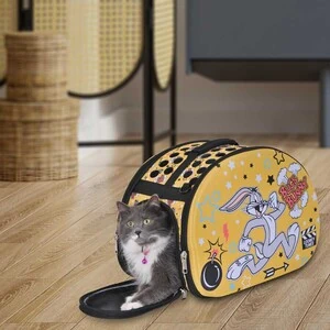 Bugs Bunny 3D Eva Kedi Taşıma Çantası Sarı - 5