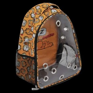 Garfield Şeffaf Kedi Taşıma Çantası Turuncu - 2