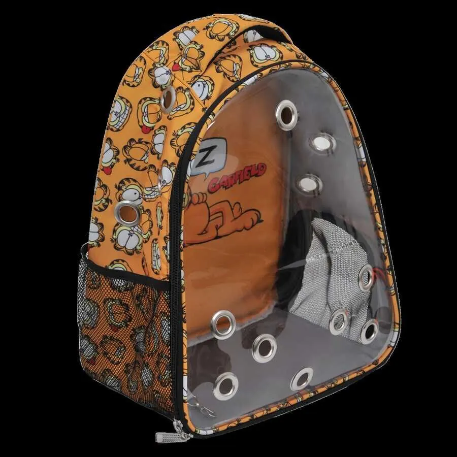 Garfield Şeffaf Kedi Taşıma Çantası Turuncu - 2