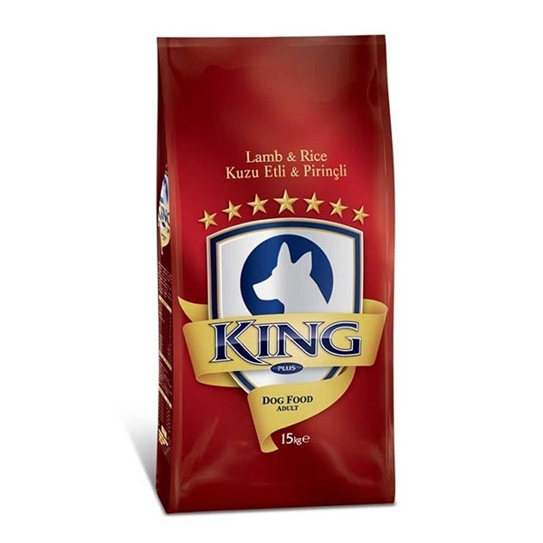 King Kuzu Etli Pirinçli Yetişkin Köpek Maması 15 Kg - 1