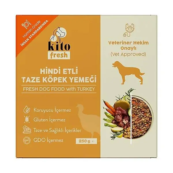 Kito Fresh Hindili Köpek Yemeği 250 gr - 1
