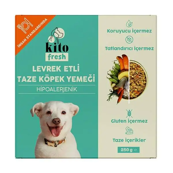 Kito Fresh Levrek Etli Köpek Yemeği 250 gr - 1