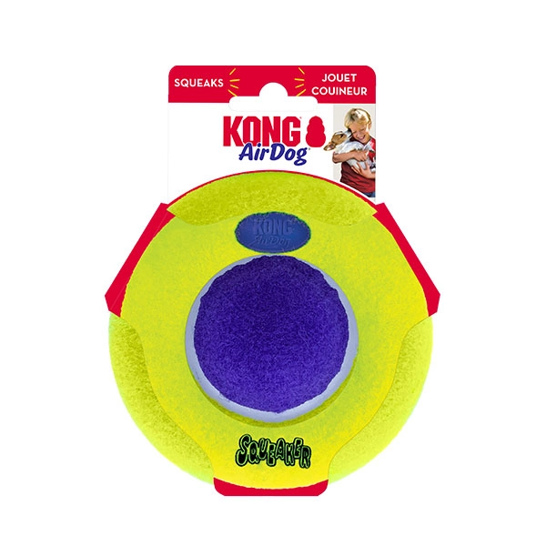 KONG AirDog Yuvarlak Şekilde Sesli Köpek Oyuncağı M/L - 1