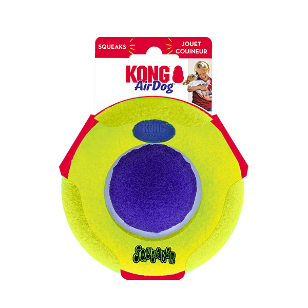 Kong AirDog Yuvarlak Şekilde Sesli Köpek Oyuncağı M/L - 1