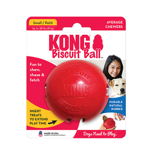 Kong Biscuit Ball Top Şeklinde Köpek Oyuncağı S - 1