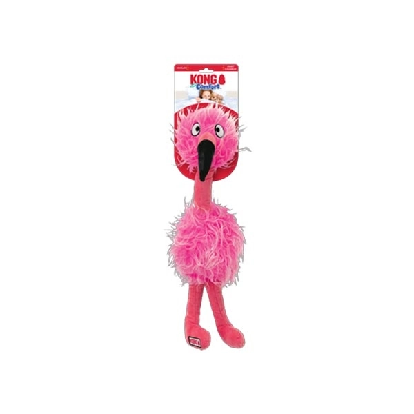 KONG Comfort Jumbo Bird Flamingo Şeklinde Peluş Köpek Oyuncağı XL - 1