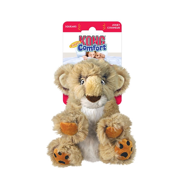 KONG Comfort Kiddos Aslan Şeklinde Peluş Köpek Oyuncağı L - 1