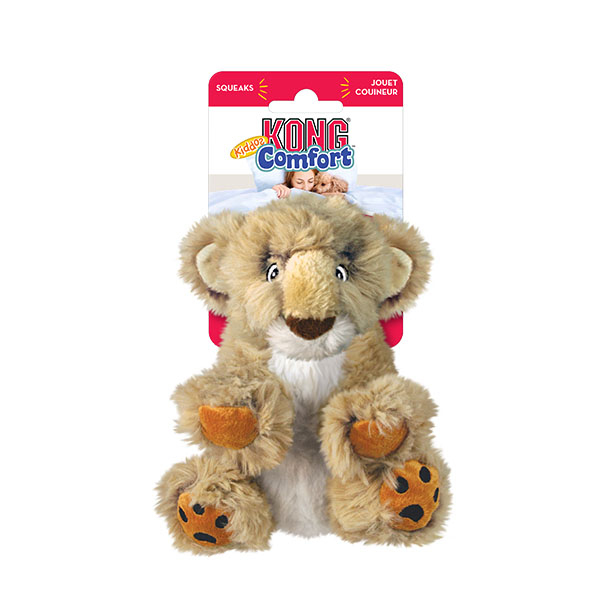Kong Comfort Kiddos Aslan Şeklinde Peluş Köpek Oyuncağı L - 1