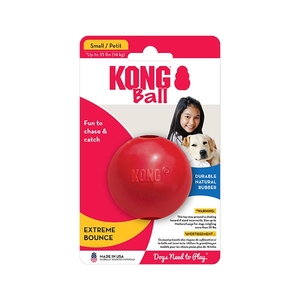 Kong Delikli Top Şeklinde Çok Amaçlı Köpek Oyuncağı S - 1