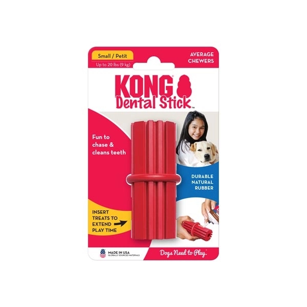 KONG Dental Stick Diş Temizliği Sağlayan Çok Amaçlı Köpek Oyuncağı S - 1