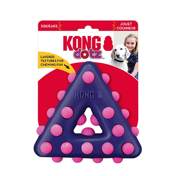 KONG Dotz Triangle Üçgen Şeklinde Köpek Oyuncağı L - 1