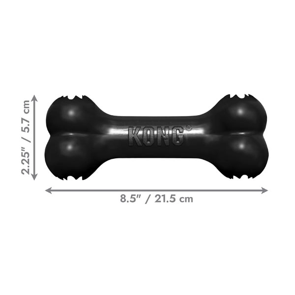 KONG Extreme Goodie Bone Kemik Şeklinde Çok Amaçlı Köpek Oyuncağı Ultra Sert L - 2