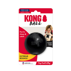 Kong Extreme Köpekler için Top Şeklinde Çok Amaçlı Isırma Oyuncağı Ultra Sert M/L - 1