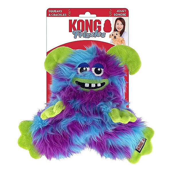 Kong Frizzles Razzle Sevimli Canavar Peluş Köpek Oyuncağı M