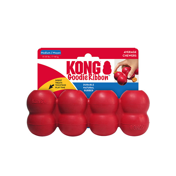 Kong Goodie Ribbon Çoklu Top Şeklinde Köpek Oyuncağı M - 1