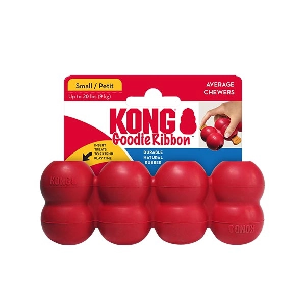 KONG Goodie Ribbon Çoklu Top Şeklinde Köpek Oyuncağı S - 1