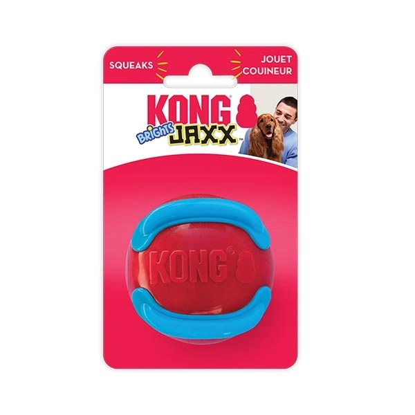 KONG Jaxx Brights Sandviç Şeklinde Köpek Oyuncağı M - 1