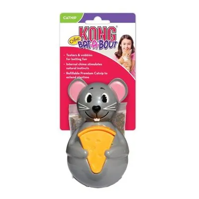 Kong Kedi Oyuncak, Bat-A-Bout Fare, Kediotlu 13cm - 1