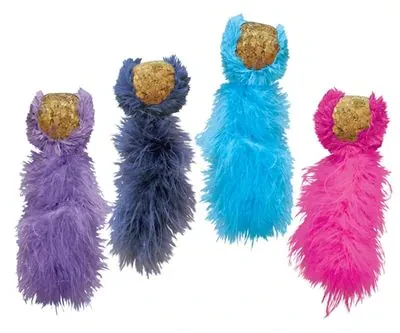 Kong Kedi Peluş Kuyruklu Mantar Oyun Topu 19cm - 2