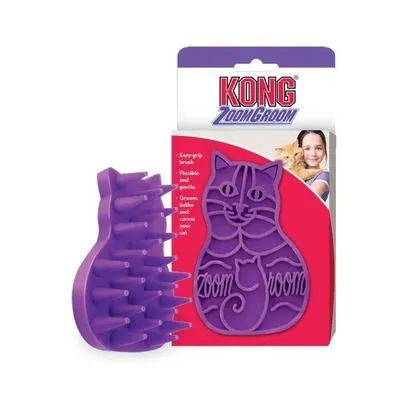 Kong Kedi Tarağı, ZoomGroom Mor 11cm - 1