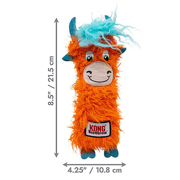 Kong Kickeroo Highland Cow Kedi Oyuncağı
