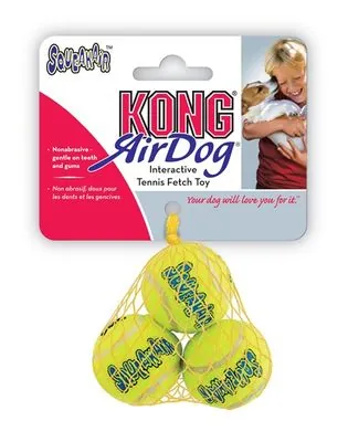 Kong Köpek Air Sq Sesli Tenis Topu XS 3 Adet 4cm - 1
