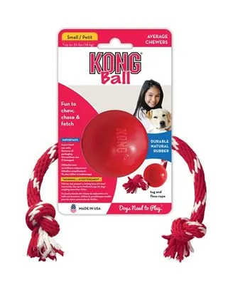 Kong Köpek İpli Oyun Topu S 6,5cm - 3