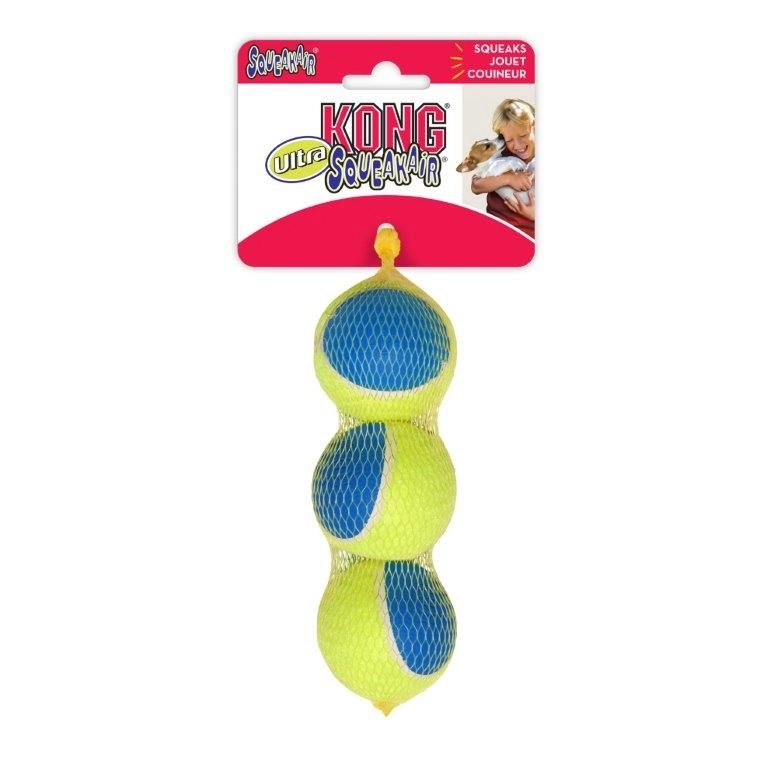 Kong Köpek Oyuncak, Squekair Ultra Top, 3 Ad 6,5cm - 1