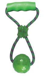 Kong Köpek Tutamaçlı Sesli Oyun Topu M 27cm - 2