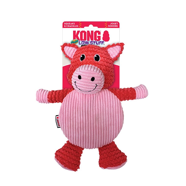 KONG Low Stuff Gülen Surat Detaylı Peluş Köpek Oyuncağı L - 1