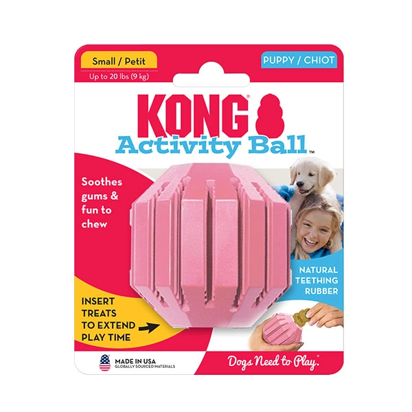 KONG Puppy Activity Yavru Köpekler için Çok Amaçlı Aktivite Oyuncağı M - 1