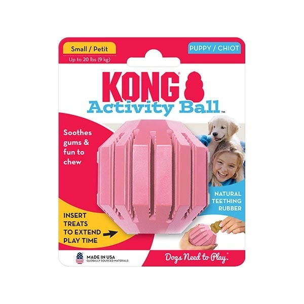 KONG Puppy Activity Yavru Köpekler için Çok Amaçlı Aktivite Oyuncağı S - 1