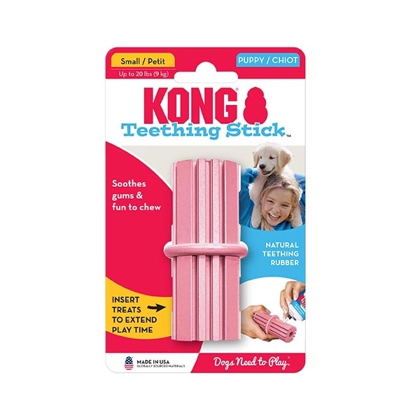 KONG Puppy Teething Stick Diş Temizliği Sağlayan Çok Amaçlı Yavru Köpek Oyuncağı S - 1