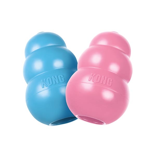 Kong Puppy Yavru Köpek Kauçuk Ödül Oyuncağı 10 cm - 1