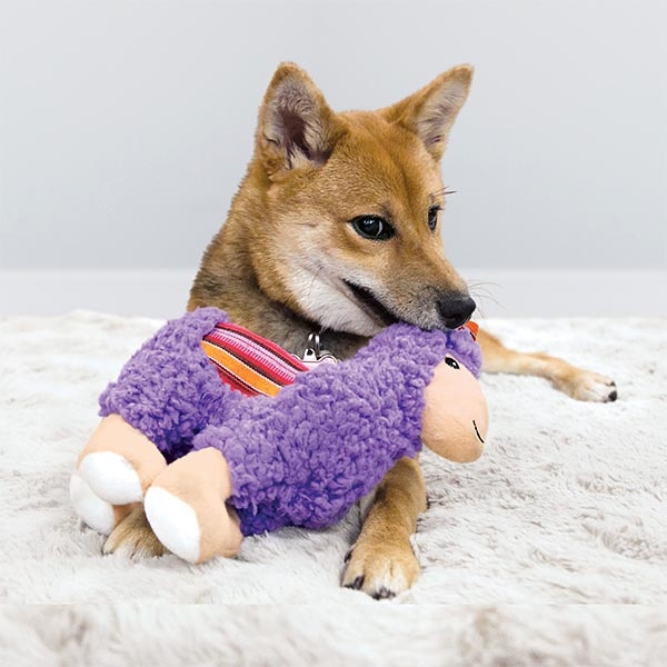KONG Sherps Lama Şeklinde Peluş Köpek Oyuncağı M - 3