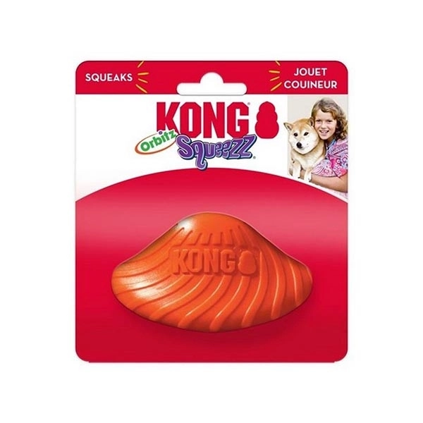 KONG Squeezz Orbitz Dönen Daire Şeklinde Köpek Oyuncağı S/M - 1