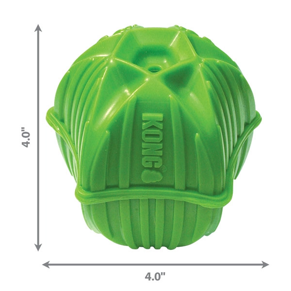 KONG Squeezz Orbitz Top Şeklinde Ses Çıkaran Köpek Oyuncağı M/L - 3