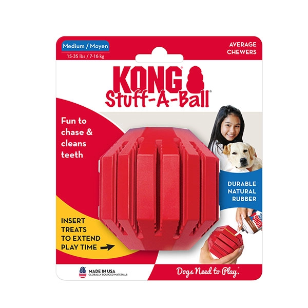 KONG Stuff-A-Ball Çok Amaçlı Köpek Oyuncağı M - 1