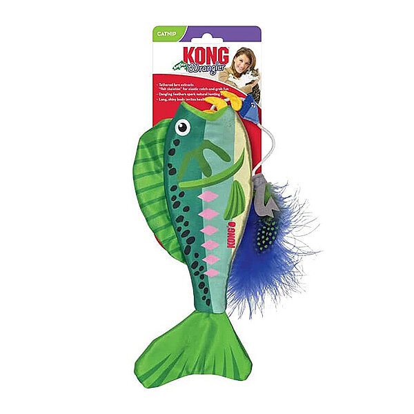 Kong Wrangler Angler Balık Kedi Oyuncağı