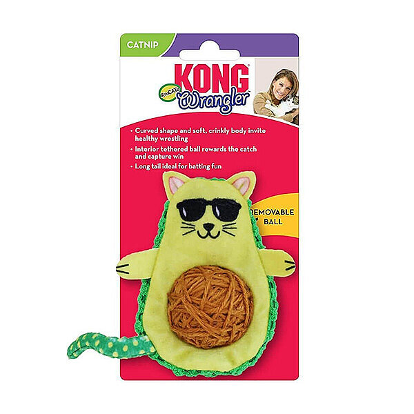 Kong Wrangler AvoCato Avokado Kedi Oyuncağı