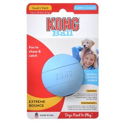 Kong Yavru Köpek Delikli Top S (Pembe&Mavi) 6,5cm