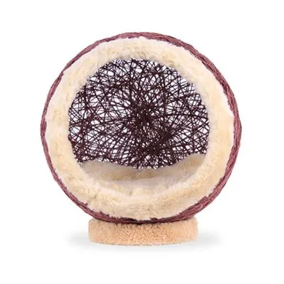 Markamama Küre Şeklinde Kedi Evi 45 CM Kahverengi - 7