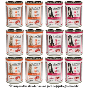 La Vital Karışık Köpek Yaş Maması 400 gr X 12 Adet
