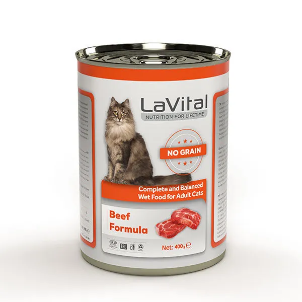 La Vital Biftekli Yaş Kedi Maması 400 GR - 1