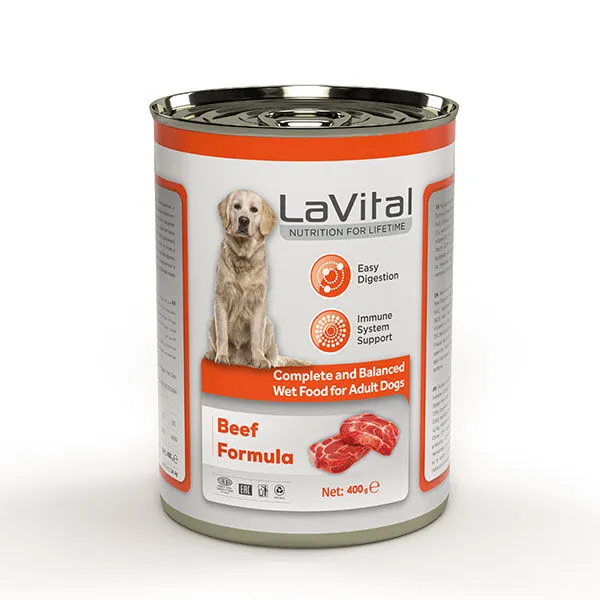 La Vital Biftekli Yaş Köpek Maması 400 GR - 1