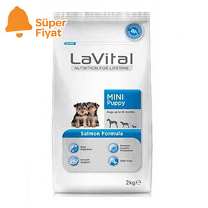 La Vital Somonlu Küçük Irk Yavru Köpek Maması 2 KG